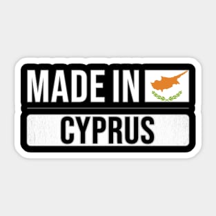 Made In Cyprus - Gift for Cypriot With Roots From Cyprus Sticker